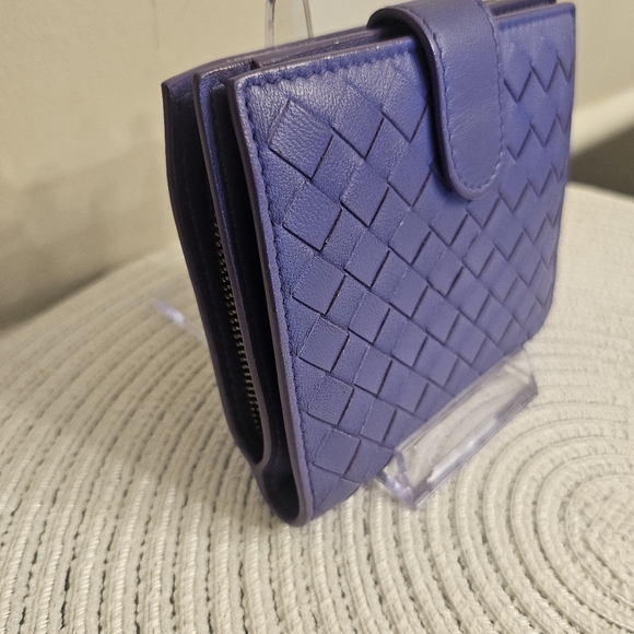 Bottega Veneta Intrecciato Snap Wallet – Purple - Picture 3 of 12